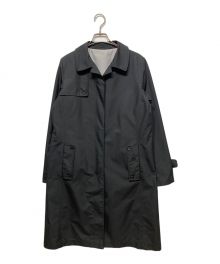 Aquascutum（アクアスキュータム）の古着「ナイロンコート」｜ブラック