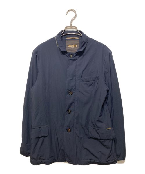 MOORER（ムーレー）MOORER (ムーレー) ストレッチナイロンジャケット ネイビー サイズ:46の古着・服飾アイテム