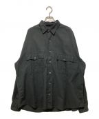 Porter Classicポータークラシック）の古着「ROLL UP SHIRT」｜ブラック