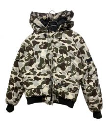 CANADA GOOSE×A BATHING APE（カナダグース×アベイシングエイプ）の古着「CHILLIWACK BOMBER」｜ベージュ