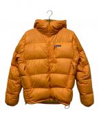 Patagoniaパタゴニア）の古着「Fitz Roy Down Hoody」｜オレンジ