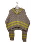 Oldderby Knitwear（オールドダービーニットウェア）の古着「Wide V/N P/O：ニット」｜ベージュ