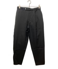 Graphpaper（グラフペーパー）の古着「Scale Off Wool Slim Chef Pants」｜ブラック