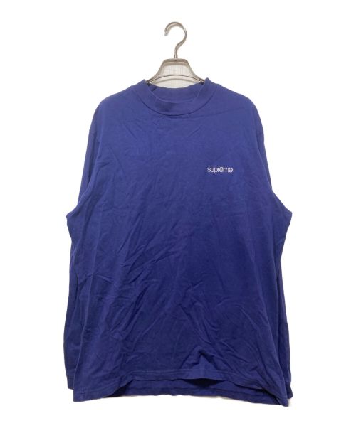 SUPREME（シュプリーム）Supreme (シュプリーム) モックネックカットソー パープル サイズ:Ⅿの古着・服飾アイテム