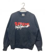 SUPREME×YOHJI YAMAMOTOシュプリーム×ヨウジヤマモト）の古着「Crewneck Sweatshirt」｜ブラック