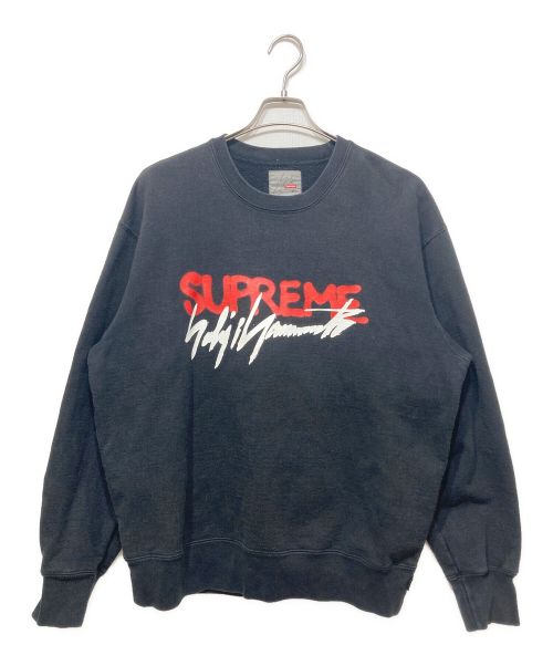 SUPREME（シュプリーム）SUPREME (シュプリーム) YOHJI YAMAMOTO (ヨウジヤマモト) Crewneck Sweatshirt ブラック サイズ:Mの古着・服飾アイテム