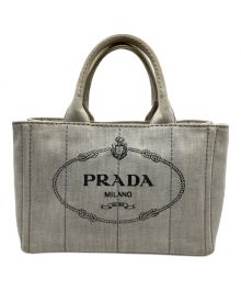 PRADA（プラダ）の古着「カナパトートバッグ」｜ベージュ