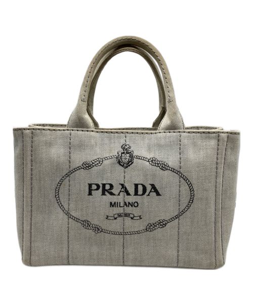 PRADA（プラダ）PRADA (プラダ) カナパトートバッグ ベージュの古着・服飾アイテム