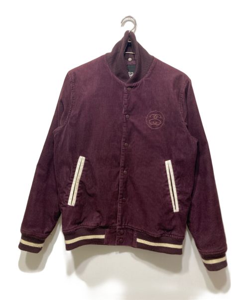 stussy（ステューシー）stussy (ステューシー) コーデュロイブルゾン パープル サイズ:Sの古着・服飾アイテム