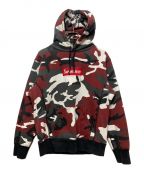 SUPREMEシュプリーム）の古着「box logo hooded  pullover red camo」｜ブラウン