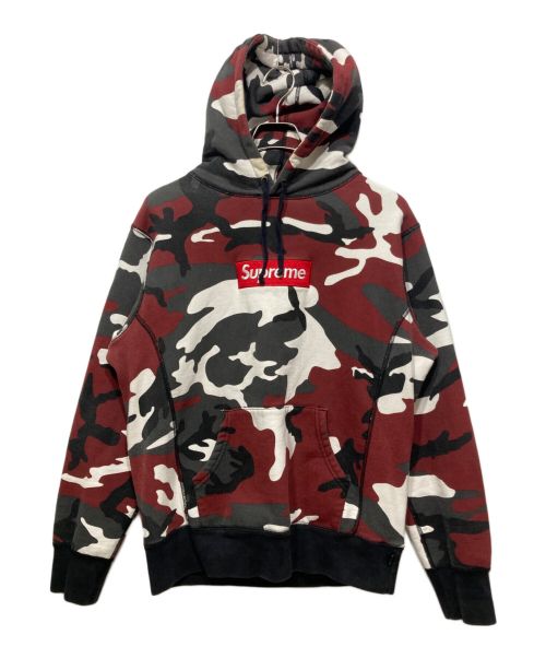 SUPREME（シュプリーム）SUPREME (シュプリーム) box logo hooded  pullover red camo ブラウン サイズ:－の古着・服飾アイテム