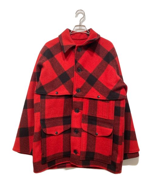 FILSON GARMENT（フィルソン ガーメント）FILSON GARMENT (フィルソン ガーメント) ダブルマッキーノクルーザージャケット レッド サイズ:40の古着・服飾アイテム