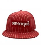 SUPREME×COMME des GARCONS SHIRTシュプリーム×コムデギャルソンシャツ）の古着「Box Logo New Era Cap」｜レッド