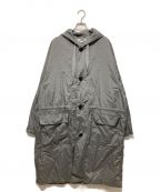 H BEAUTY&YOUTHエイチ ビューティー&ユース）の古着「NYLON WINDY HOODIE JACKET」｜グレー