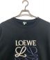 中古・古着 LOEWE (ロエベ) アナグラム スウェット トレーナー ブラック サイズ:XL：50000円