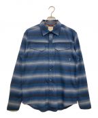 simmsシムスタイル）の古着「Gallatin Flannel LS Shirt」｜ブルー