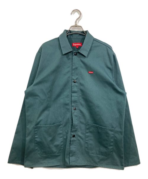 SUPREME（シュプリーム）Supreme (シュプリーム) Snap Front Shop Jacket/ジャケット グリーン サイズ:Sの古着・服飾アイテム