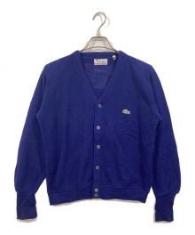 IZOD LACOSTE（アイゾッド ラコステ）の古着「70'sアクリルカーディガン」｜ブルー