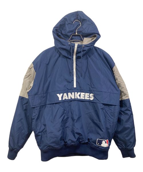 Fanatics（ファナティクス）Fanatics (ファナティクス) NEW YORK YANKEES PADDED ANORAK JACKET ブルー サイズ:2XLの古着・服飾アイテム