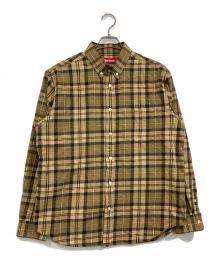 SUPREME（シュプリーム）の古着「Plaid Flannel shirt/長袖シャツ」｜イエロー