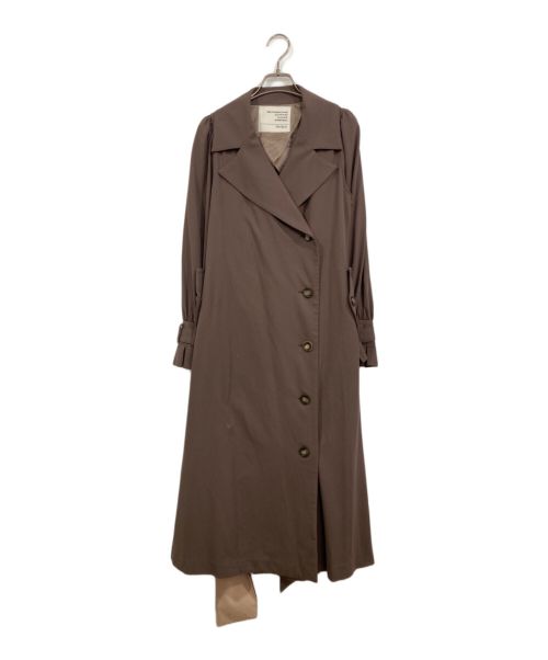 HER LIP TO（ハーリップトゥ）Her lip to (ハーリップトゥ) Belted Dress Trench Coat/トレンチコート ブラウン サイズ:Sの古着・服飾アイテム