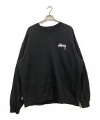 stussyステューシー）の古着「Fuzzy Dice Chenille」｜ブラック