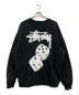 stussy (ステューシー) Fuzzy Dice Chenille ブラック サイズ:XL：10000円