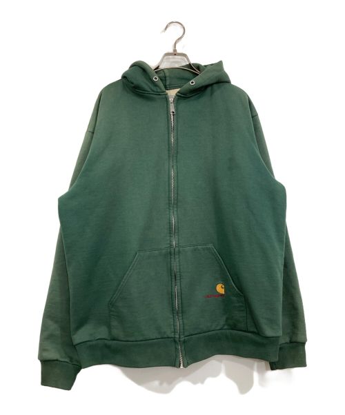 CarHartt（カーハート）CarHartt (カーハート) ダブルフェイスパーカー グリーン サイズ:実寸サイズ参照の古着・服飾アイテム