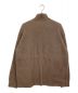 AURALEE (オーラリー) SUPER FINE WOOL RIB KNIT CARDIGAN ブラウン サイズ:4：18000円