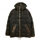 stussy×NEXUSVIIステューシー×ネクサスセブン）の古着「WINDSTOPPER DOWN HOODED JKT/ダウンジャケット」｜ブラック