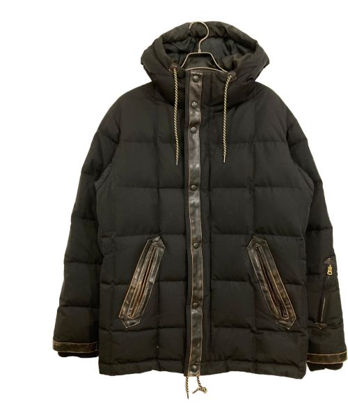 stussy（ステューシー）stussy (ステューシー) NEXUSVII (ネクサスセブン) WINDSTOPPER DOWN HOODED JKT/ダウンジャケット ブラック サイズ:50の古着・服飾アイテム