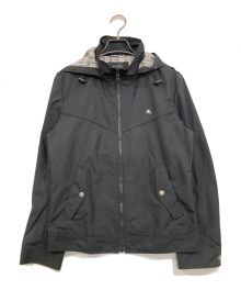 BURBERRY BLACK LABEL（バーバリーブラックレーベル）の古着「ナイロンジャケット」｜ブラック