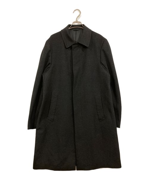 Yohji Yamamoto D’URBAN A.A.R（ヨウジヤマモトダーバンアール）Yohji Yamamoto D’URBAN A.A.R (ヨウジヤマモトダーバンアール) カシミヤコート ブラック サイズ:Lの古着・服飾アイテム