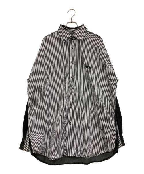 DIESEL（ディーゼル）DIESEL (ディーゼル) S-WARH-STRIPE グレー サイズ:50の古着・服飾アイテム