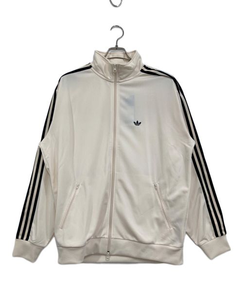 adidas（アディダス）adidas (アディダス) FREAK'S STORE (フリークスストア) 別注トラックジャケット アイボリー サイズ:Lの古着・服飾アイテム