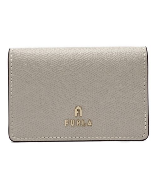 FURLA（フルラ）FURLA (フルラ) CAMELIA BUSINESS CARD CASE / カードケース グレー サイズ:表記なしの古着・服飾アイテム