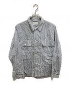 nanamicaナナミカ）の古着「Utility Shirt Jacket」｜スカイブルー