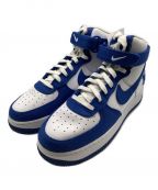 NIKEナイキ）の古着「Air Force 1 High EMB」｜ホワイト×ブルー