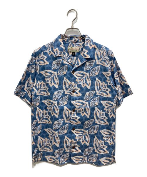 pataloha（パタロハ）pataloha (パタロハ) アロハシャツ ブルー サイズ:M(Kids XXL)の古着・服飾アイテム