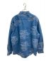 SUPREME (シュプリーム) Trademark Jacquard Denim Shirt インディゴ サイズ:L：15000円