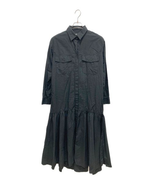 Plage（プラージュ）Plage (プラージュ) Washed flare シャツワンピース ブラック サイズ:Mの古着・服飾アイテム