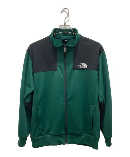 THE NORTH FACE（ザ ノース フェイス）THE NORTH FACE (ザ ノース フェイス) JERSEY JACKET/ジャージージャケット グリーン×ブラック サイズ:XLの古着・服飾アイテム