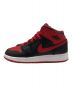 NIKE (ナイキ) AIR JORDAN 1 MID (GS) レッド×ブラック サイズ:23.5：7800円