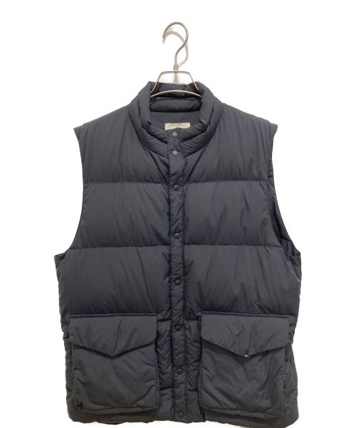 Snow peak（スノーピーク）Snow peak (スノーピーク) Recycled Nylon Ripstop Down Vest ブラック サイズ:Lの古着・服飾アイテム