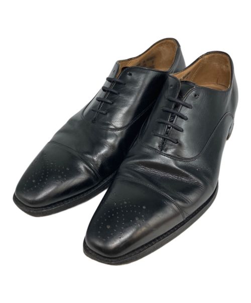 CHEANEY（チーニー）CHEANEY (チーニー) メダリオンシューズ ブラック サイズ:UK6の古着・服飾アイテム