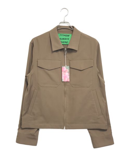 TTT MSW（ティー）TTT MSW (ティーモダンストリートウェア) New Standard Polyester Work jacet ブラウン サイズ:Lの古着・服飾アイテム