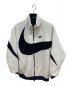 NIKE（ナイキ）の古着「BIG SWOOSH BOA JACKET」｜ホワイト×ネイビー