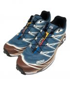 SALOMONサロモン）の古着「ローカットスニーカー」｜ブルー×ブラウン