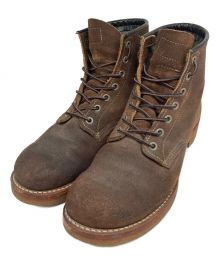 RED WING×NIGEL CABOURN×Harris Tweed（レッドウィング×ナイジェルケーボン×ハリスツイード）の古着「Munson boot」｜ブラウン