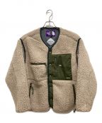 THE NORTHFACE PURPLELABELザ・ノースフェイス パープルレーベル）の古着「Wool Boa Fleece Field Cardigan」｜ベージュ